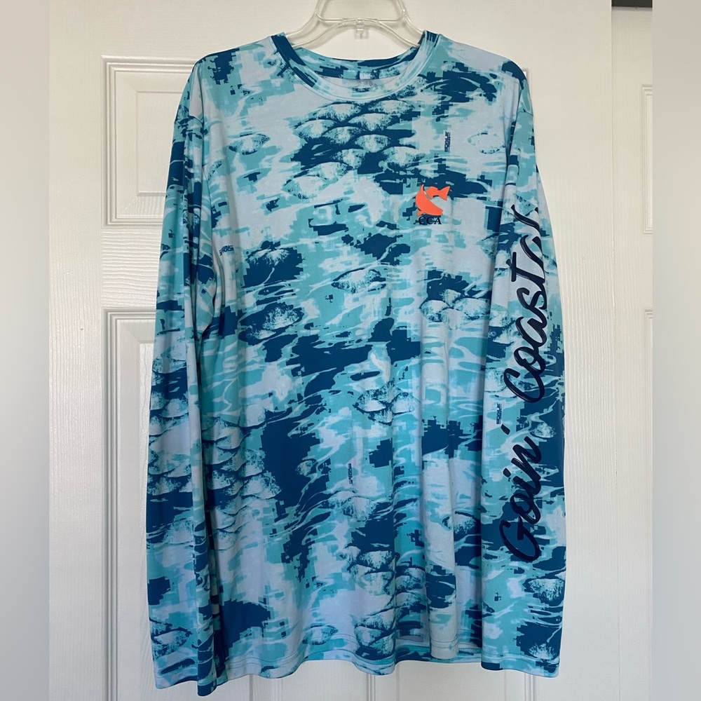 Coastal Conservation Association CCA Long Sleeve Men's Size XL Fishing shirt